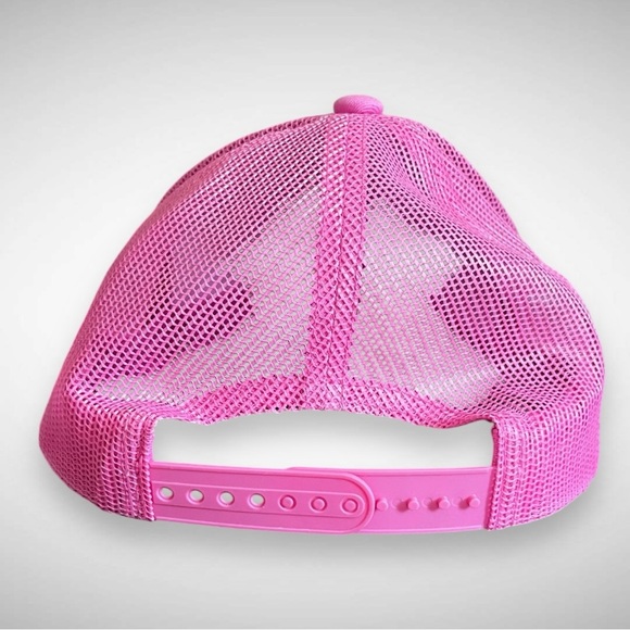 BASS PRO SHOP Pink Adjustable Trucker Hat One Size Fits Most | EUC - Picture 3 of 6
